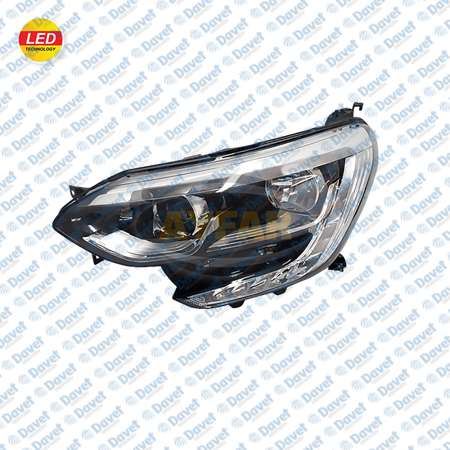 AYFAR 202339 Far Sol Megane Iv 21> Faz 2 Touch-Joy Model Ledli Krom Cerceveli Motorsuz